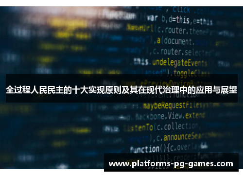 全过程人民民主的十大实现原则及其在现代治理中的应用与展望