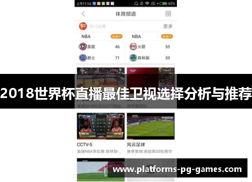 2018世界杯直播最佳卫视选择分析与推荐